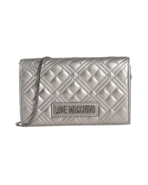 Love Moschino Gray Cross-Body Bag