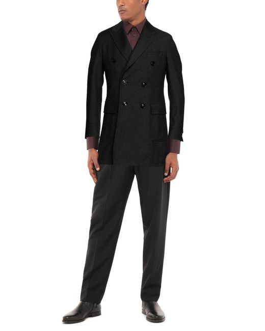 Paoloni Black Coat for men