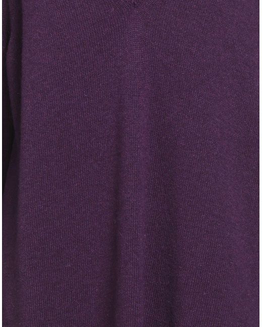 Semicouture Purple Sweater Wool, Polyamide