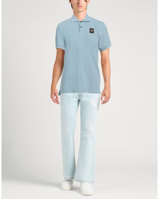 Polo Belstaff de hombre de color Blue