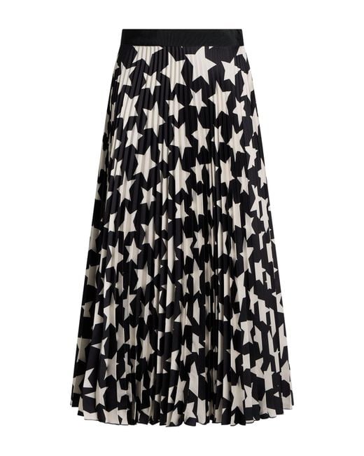 Maison Common Black Midi Skirt Polyamide