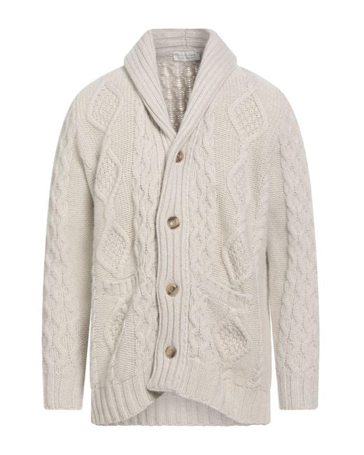 FILIPPO DE LAURENTIIS Strickjacke in White für Herren