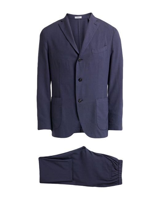 Boglioli Blue Slate Suit Virgin Wool for men