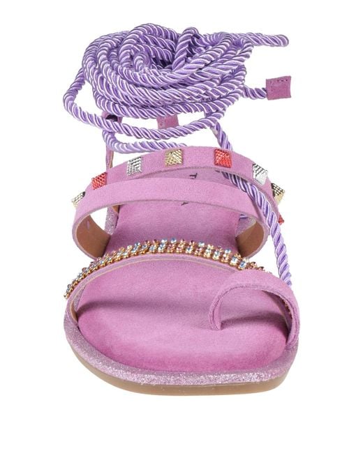 Tosca Blu Pink Thong Sandal Leather