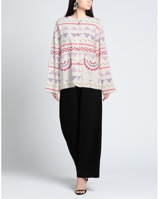 TAIEUR White Jacket Cotton