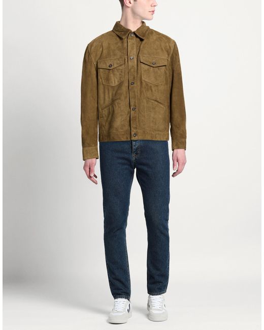 Drykorn Green Jacket Leather for men