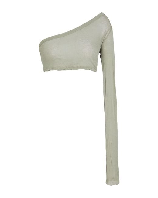 Rick Owens Gray Top Cotton