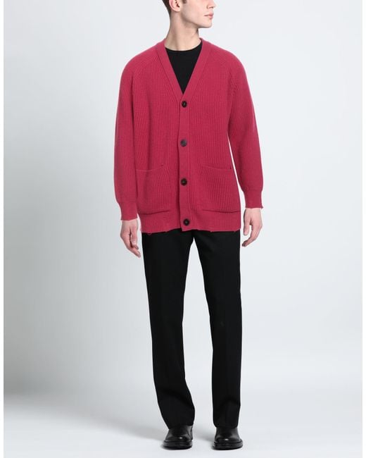 ATOMOFACTORY Strickjacke in Pink für Herren