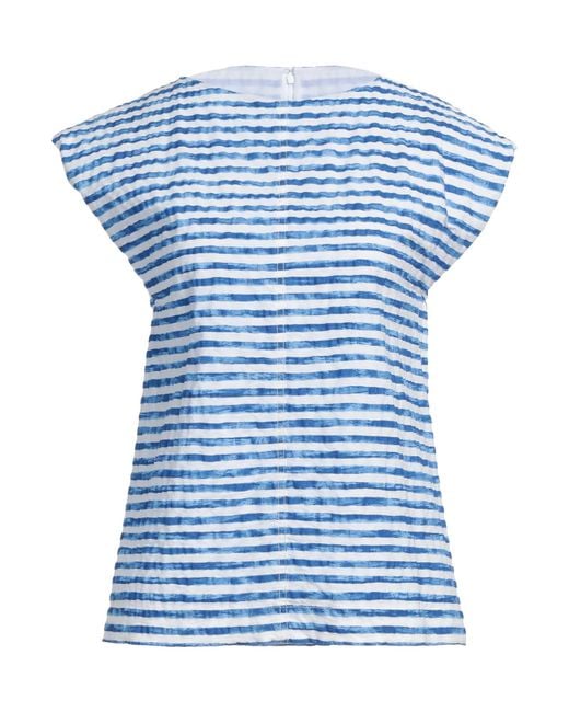 Philosophy Di Lorenzo Serafini Blue Top Cotton