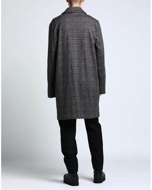 Dries Van Noten Gray Overcoat & Trench Coat for men