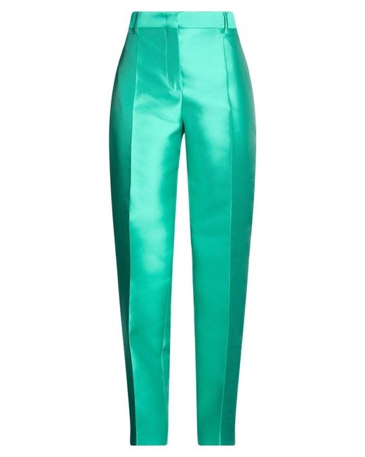 Alberta Ferretti Green Trouser