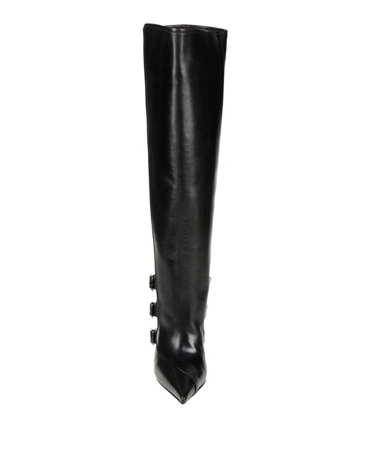 Le Silla Black Boot Leather
