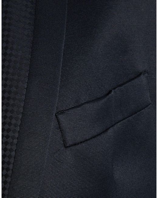 Tombolini Blue Suit Wool, Polyamide for men