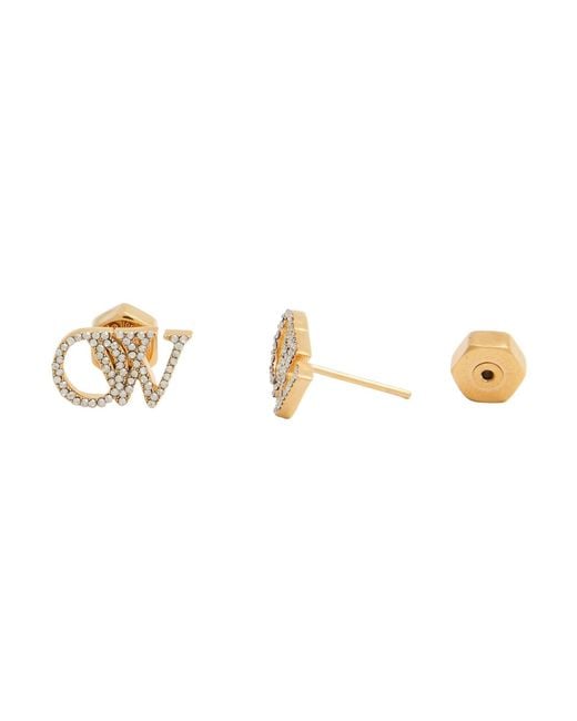 Off-White c/o Virgil Abloh Metallic Earrings