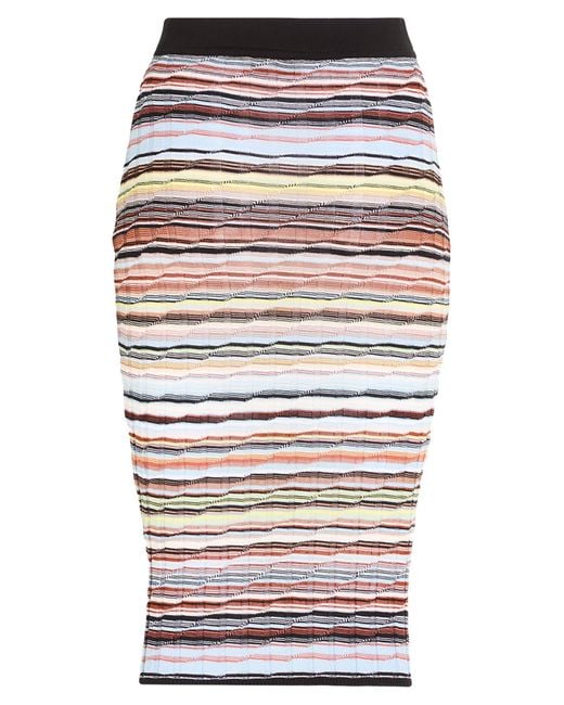 Missoni Gray Midi Skirt