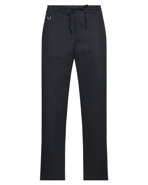 Paolo Pecora Blue Pants Cotton, Elastane for men