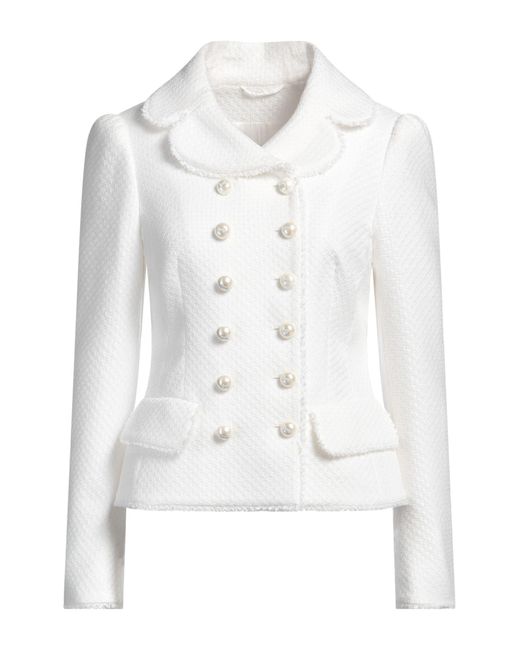 Maison Common White Jacke & Anorak