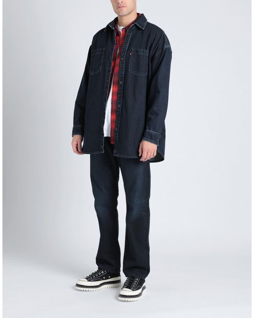 Levi's Blue Denim Shirt for men