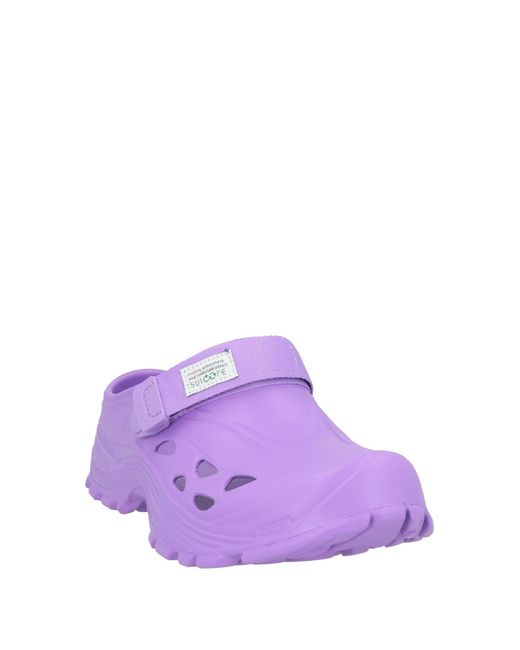 Suicoke Purple Mules & Clogs for men