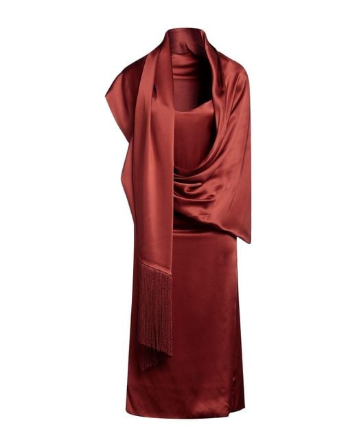 Dodo Bar Or Red Midi Dress