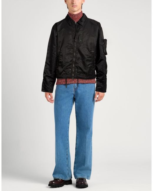 UNAFFECTED Black Jacket Nylon for men