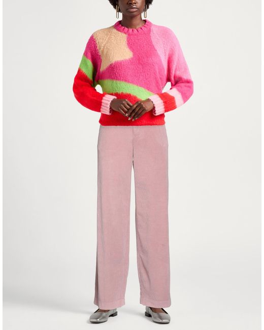 Woolrich Pink Pants Cotton, Lyocell, Elastane
