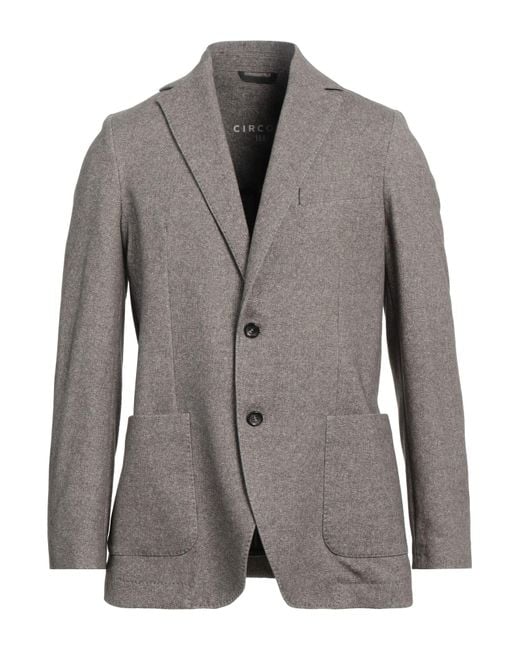 Circolo 1901 Blue Taupe Blazer Cotton, Elastane for men