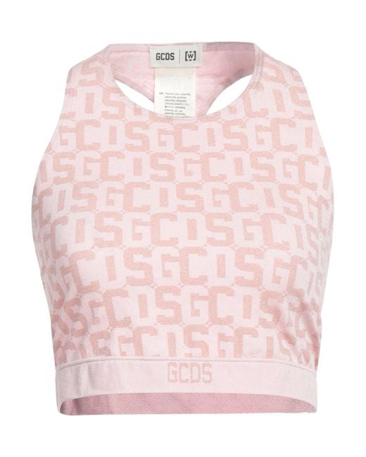 GCDS X WOLFORD Pink Top