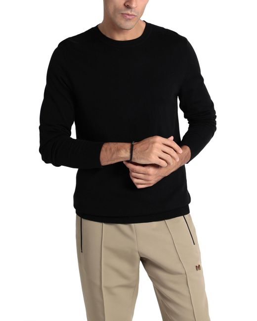 SELECTED Black Jumper for men
