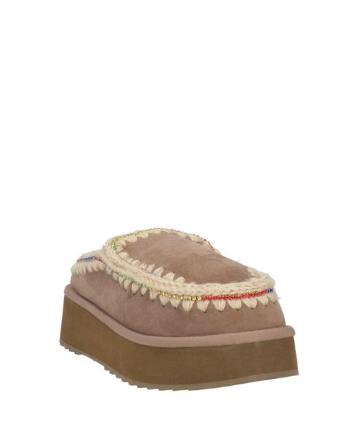 Mou Brown Mules & Clogs