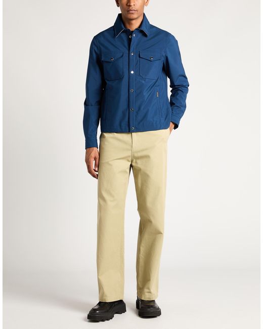 Moorer Blue Jacket Polyester for men