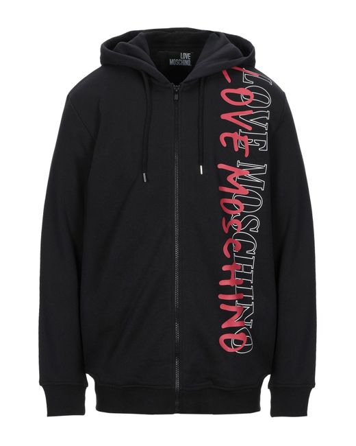 Love Moschino Black Sweatshirt for men