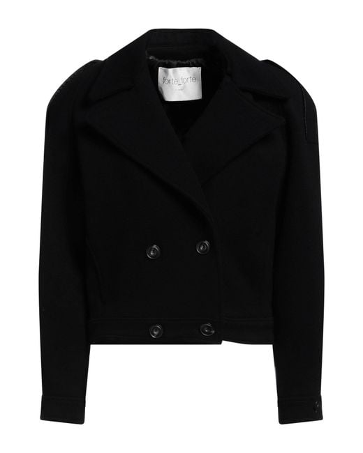 Forte_forte Black Coat