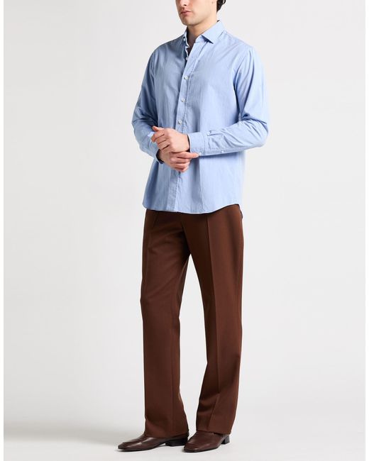 Salvatore Piccolo Blue Shirts for men