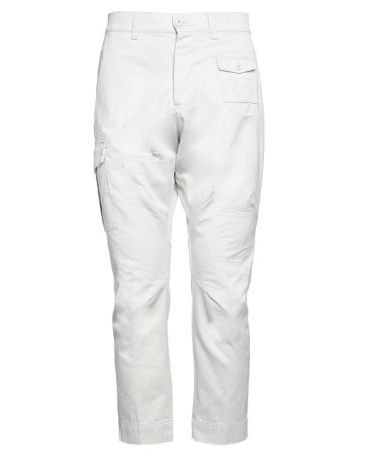 Dondup White Pants for men