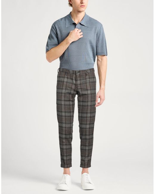 Pantalone di AT.P.CO in Gray da Uomo
