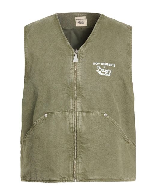 Roy Rogers Green Vests for men