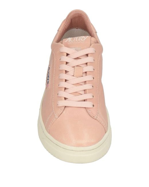Autry Pink Blush Sneakers Leather