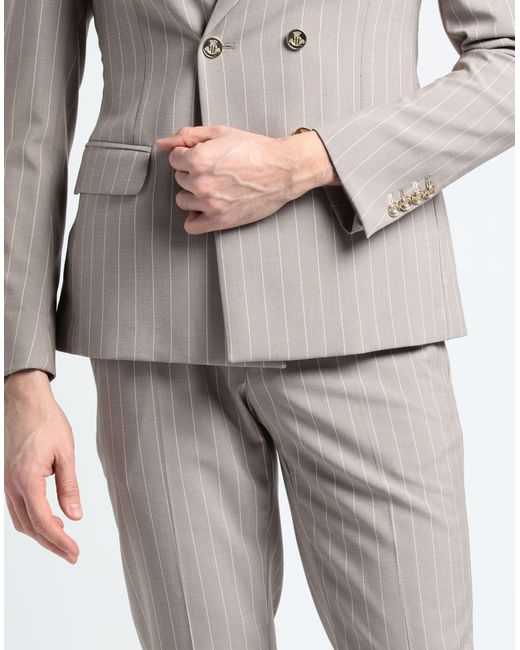 Grey Daniele Alessandrini Gray Suit for men