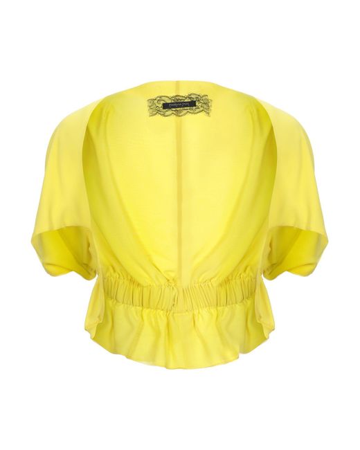 Patrizia Pepe Yellow Shrug