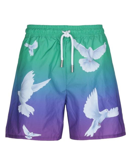 3.PARADIS Blue Shorts & Bermuda Shorts for men
