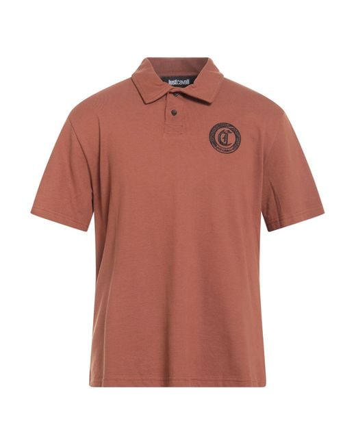 Just Cavalli Pink Polo Shirts for men