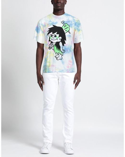 Aries White T-shirt for men