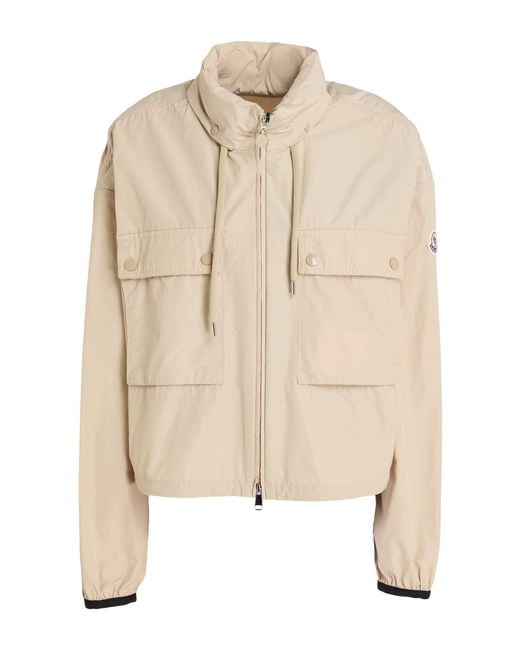 Moncler Natural Jacket Polyester, Cotton