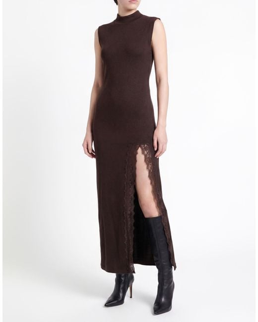 Haveone Multicolor Maxi Dress Viscose, Polyester, Polyamide