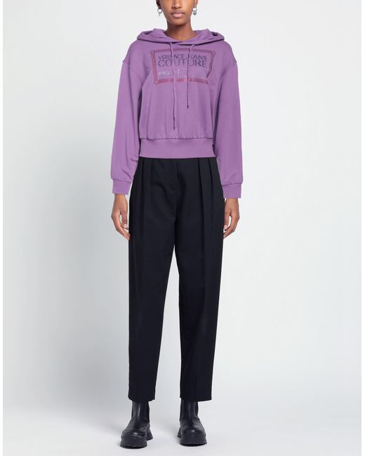 Versace Jeans Couture Purple Sweatshirt
