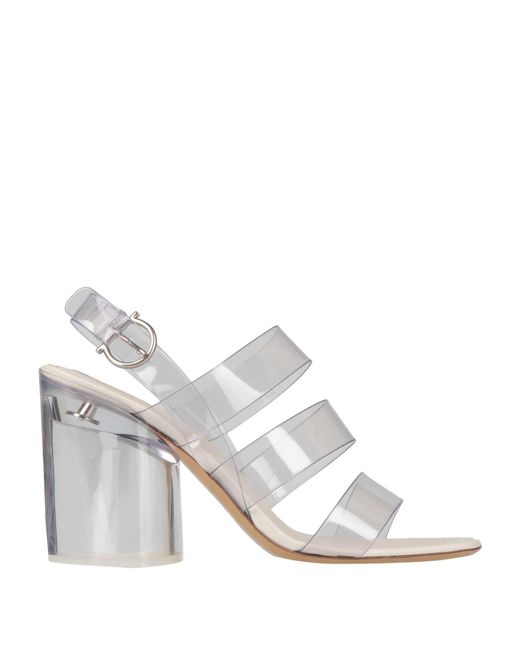 Ferragamo White Sandals