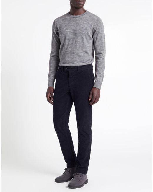 0/zero Construction Blue Midnight Pants Cotton, Elastane for men