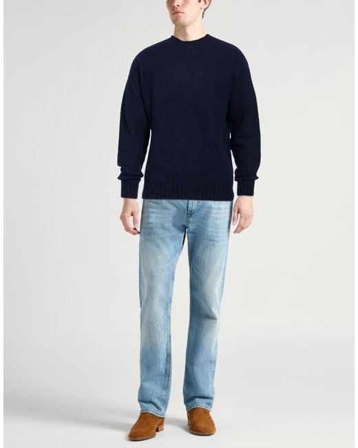 Sunspel Blue Sweater Wool for men