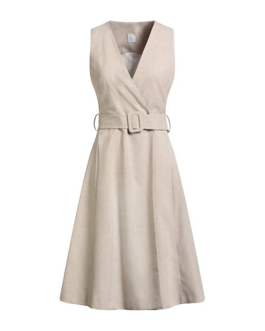 Eleventy Natural Midi Dress